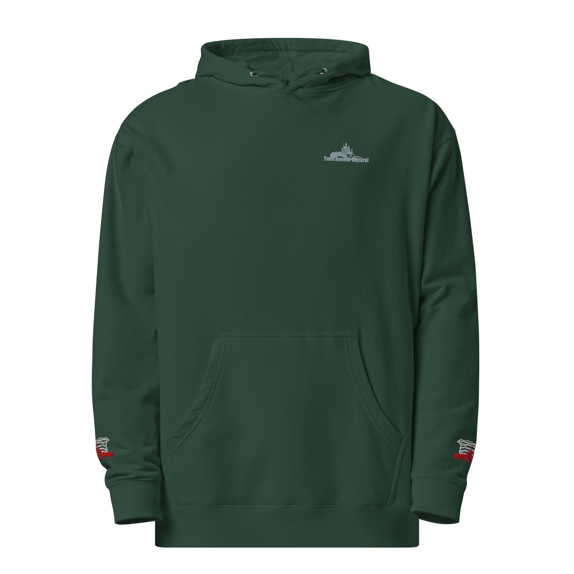 Garth Foss Flage and Reflection - Twin Anchor Front & sleeves (embroidered) product image (2)