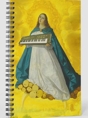 Immaculate cz-101 conception by Frank Fonik, EDM Techno Casio cz-101, Spiral Notebook product image (1)