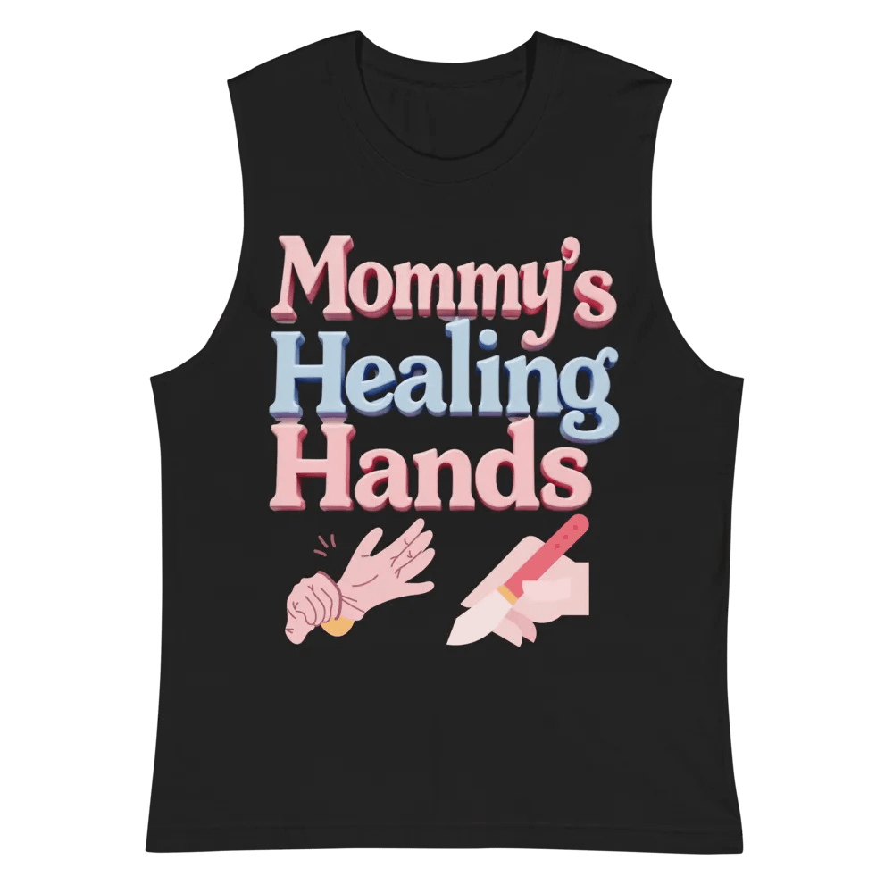Mommy's Healing Hands Muscle Tank product image (3)