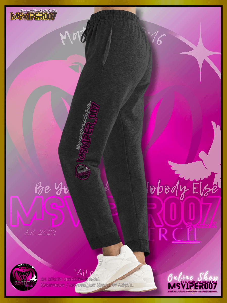 Pants - "MsViper_007™ Brand" [pink/blk] - Support&Sport" Cozy Comfort Jogger Pants By Anna H. product image (5)