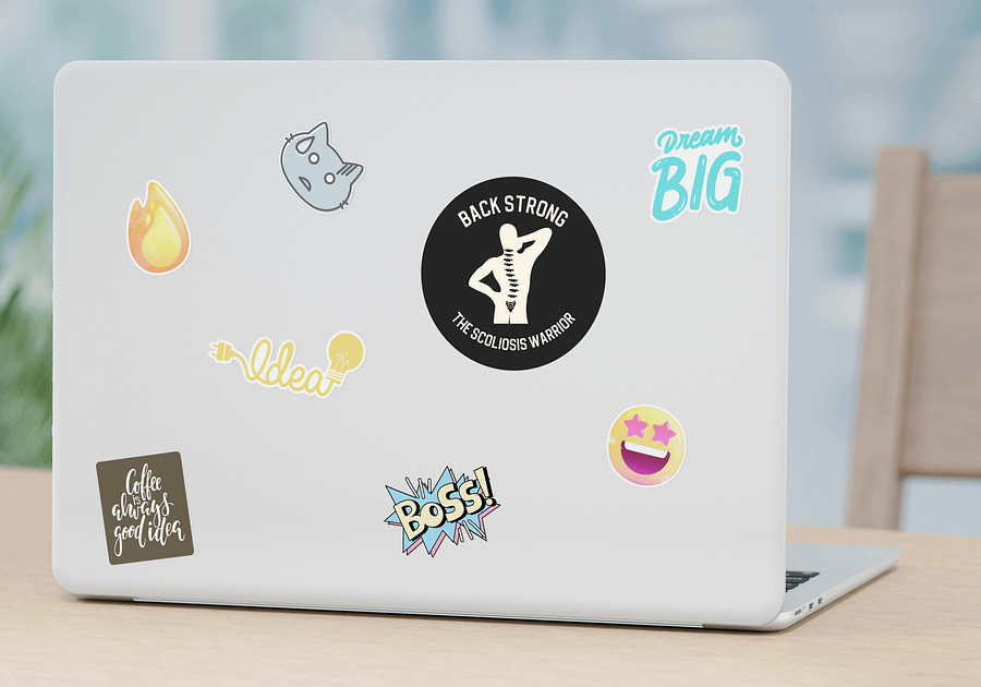 Back Strong Circle 24 Sticker Sheet product image (2)