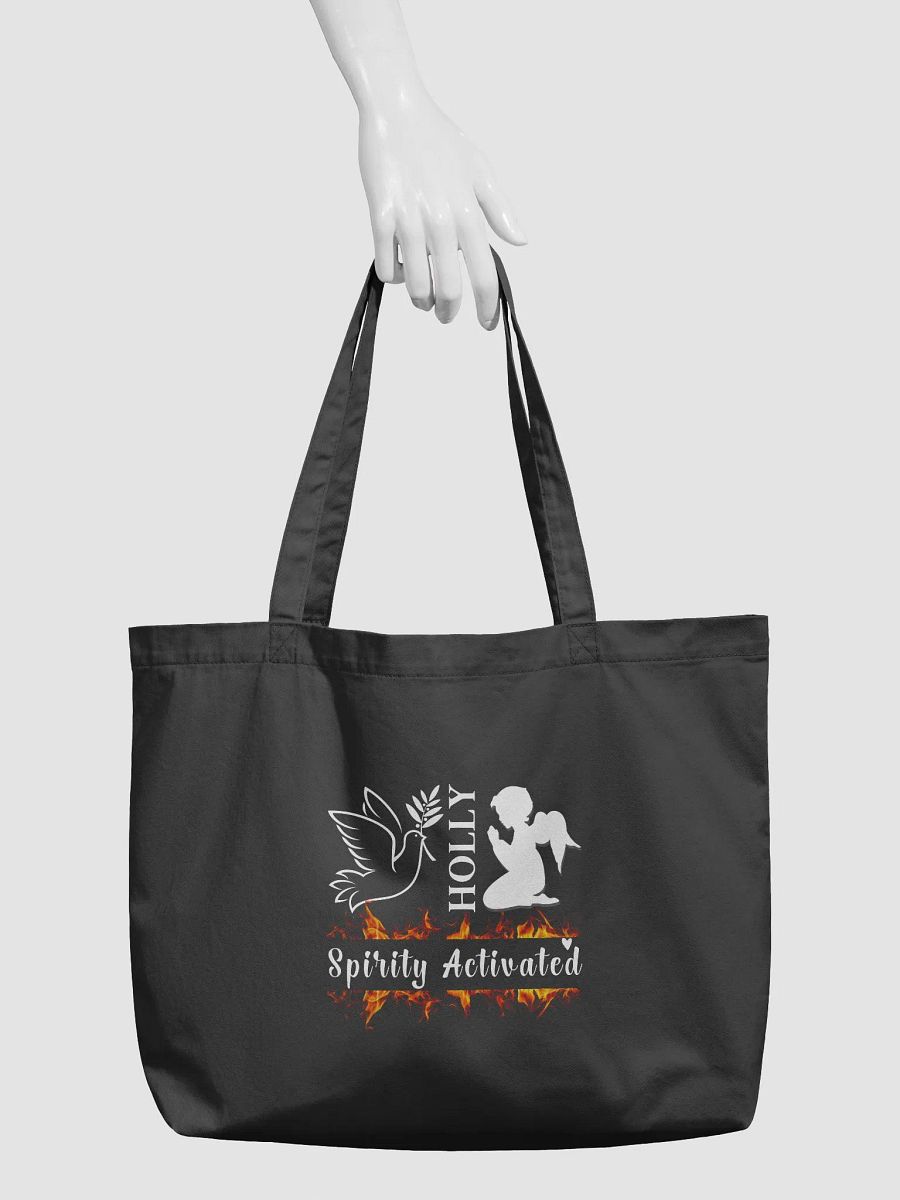 Holly Spirit Activated Christian Faith Organic Tote Bag product image (3)