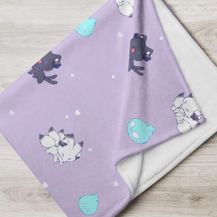 meiya, meinya & wisps blanket (purple) product image (5)