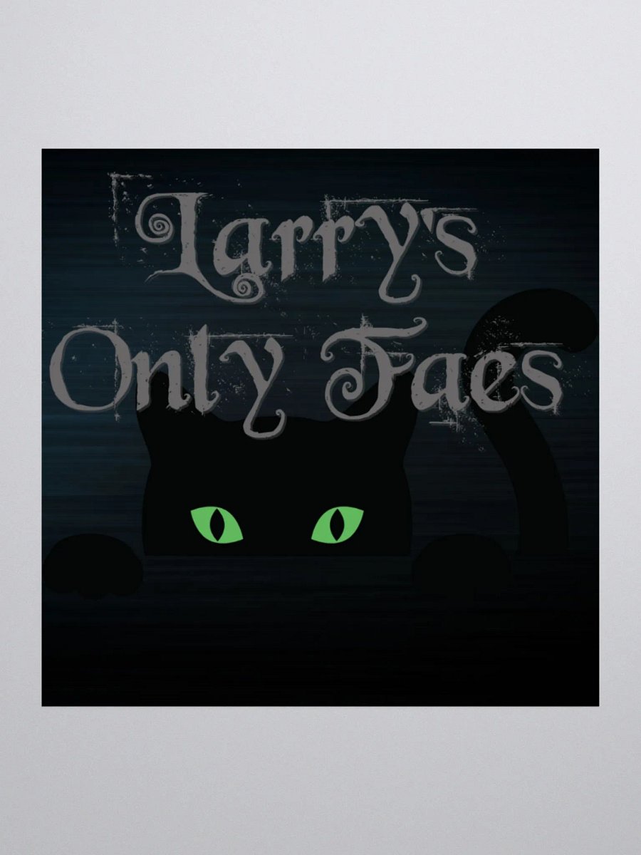 Larry's Only Faes Sticker product image (1)
