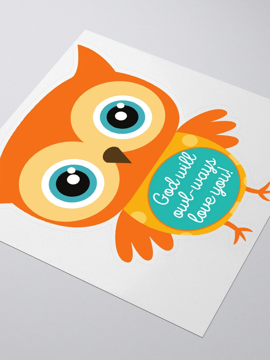 God Will Owl-ways Love You Owl Sticker product image (3)