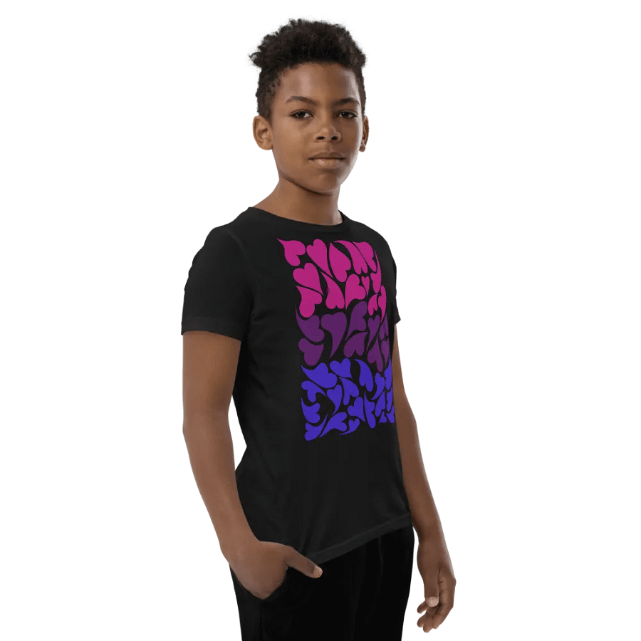 Nestled PRIDE Bisexual T-shirt (Youth) product image (12)