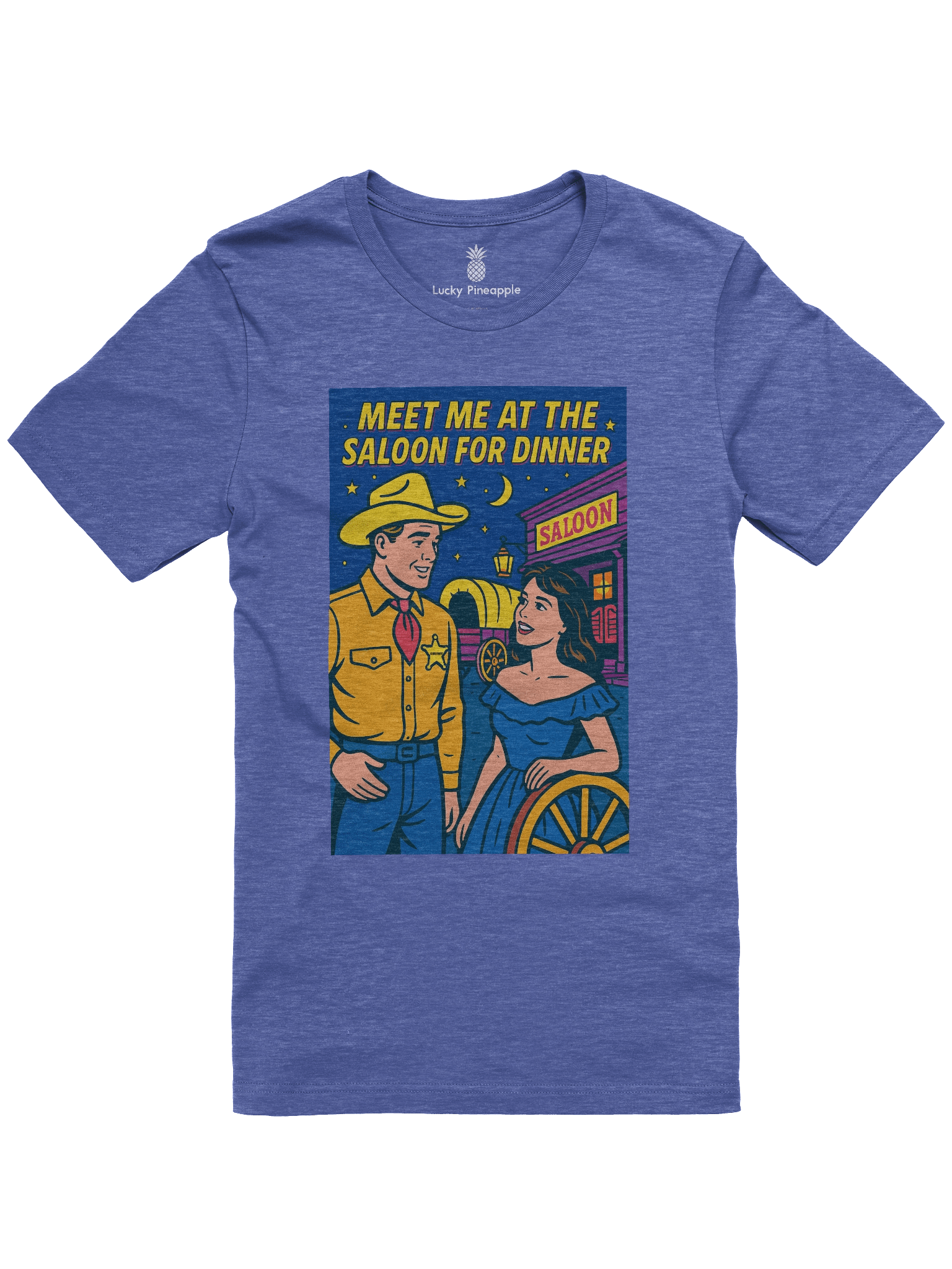 Meet Me at the Saloon for Dinner Cowboy Texas Concert Tee Fit Unisex T-Shirt product image (61)