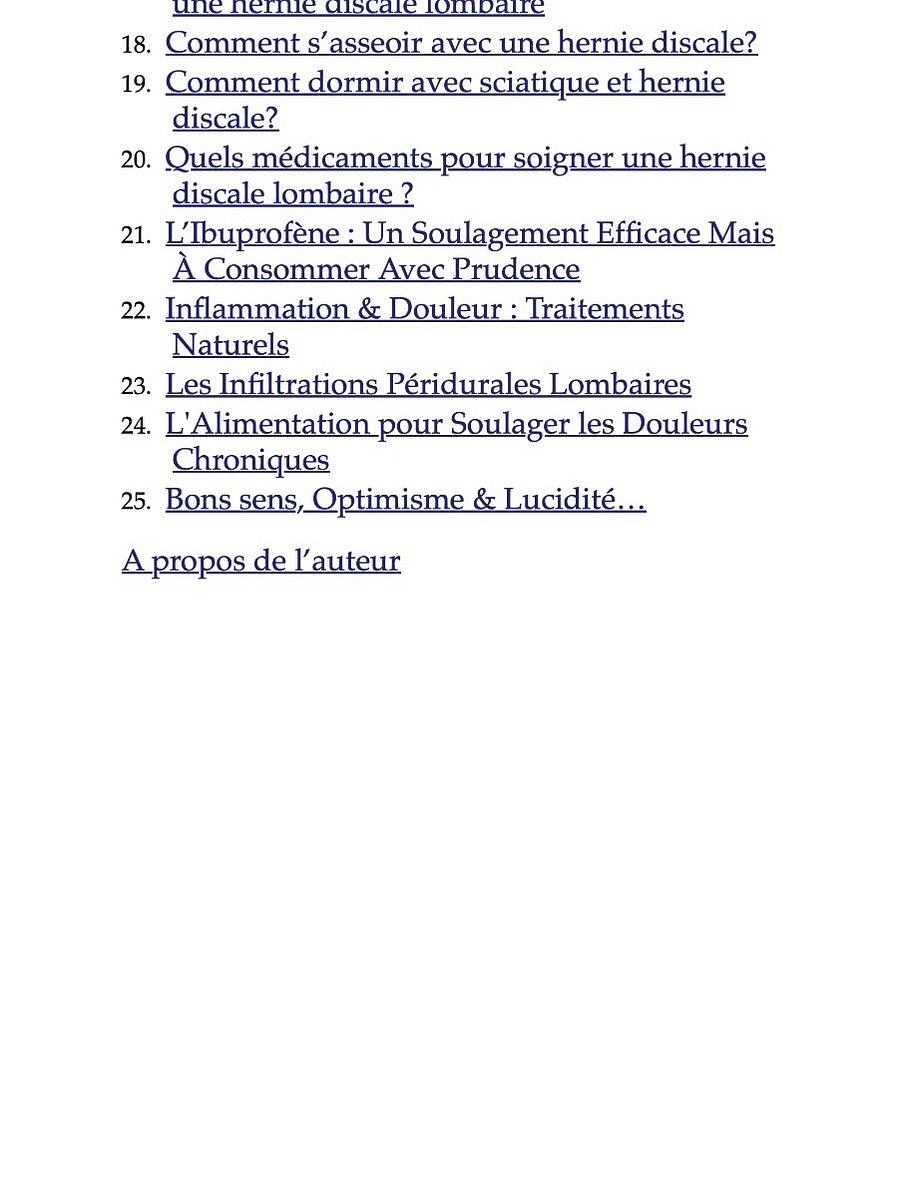 La Sciatique par hernie discale - Comment j'en suis venu à bout product image (4)