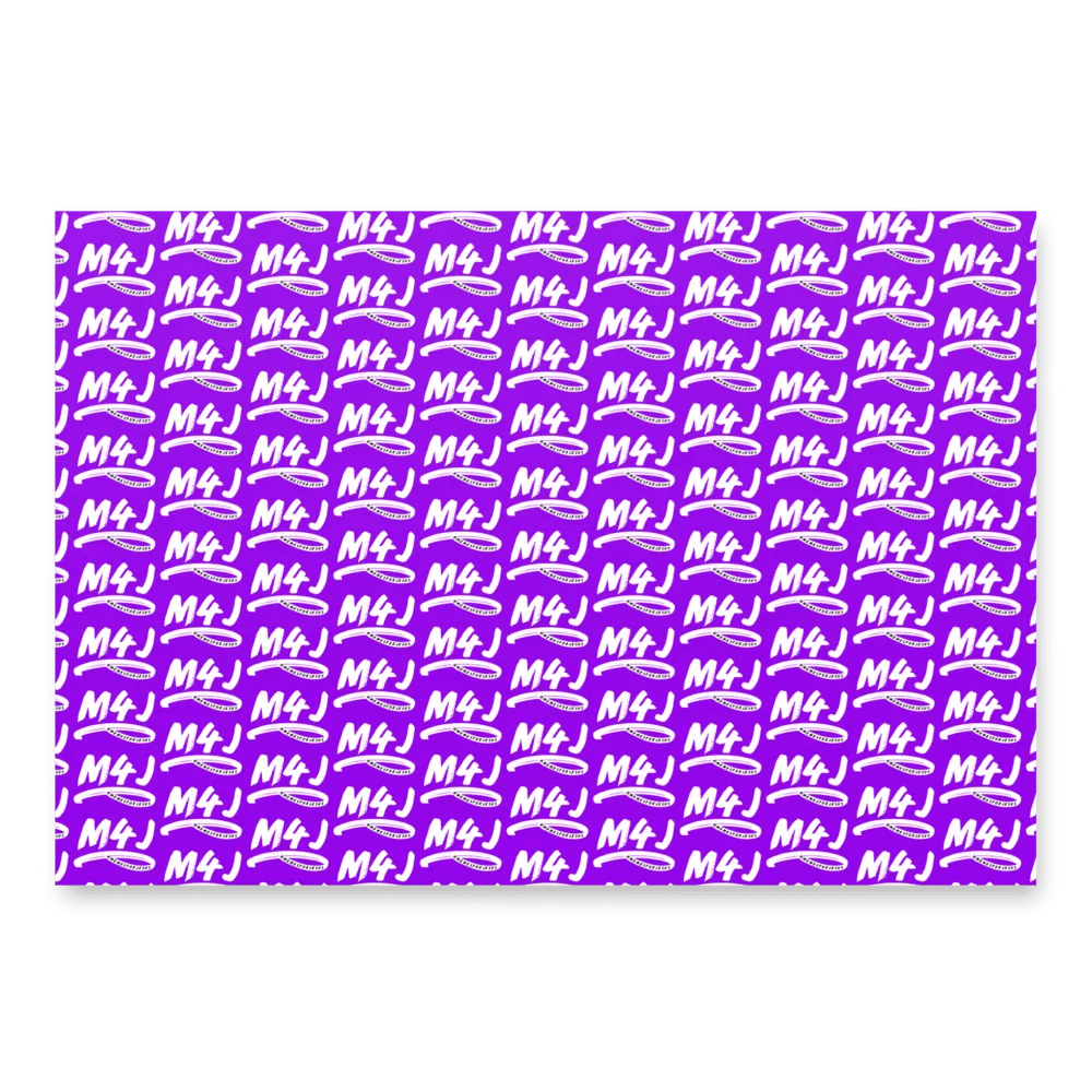 M4J Logo Gift Wrapping Paper product image (1)