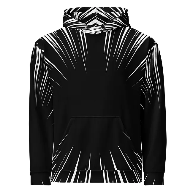 All-Over Print Hoodie and Sweatshirt