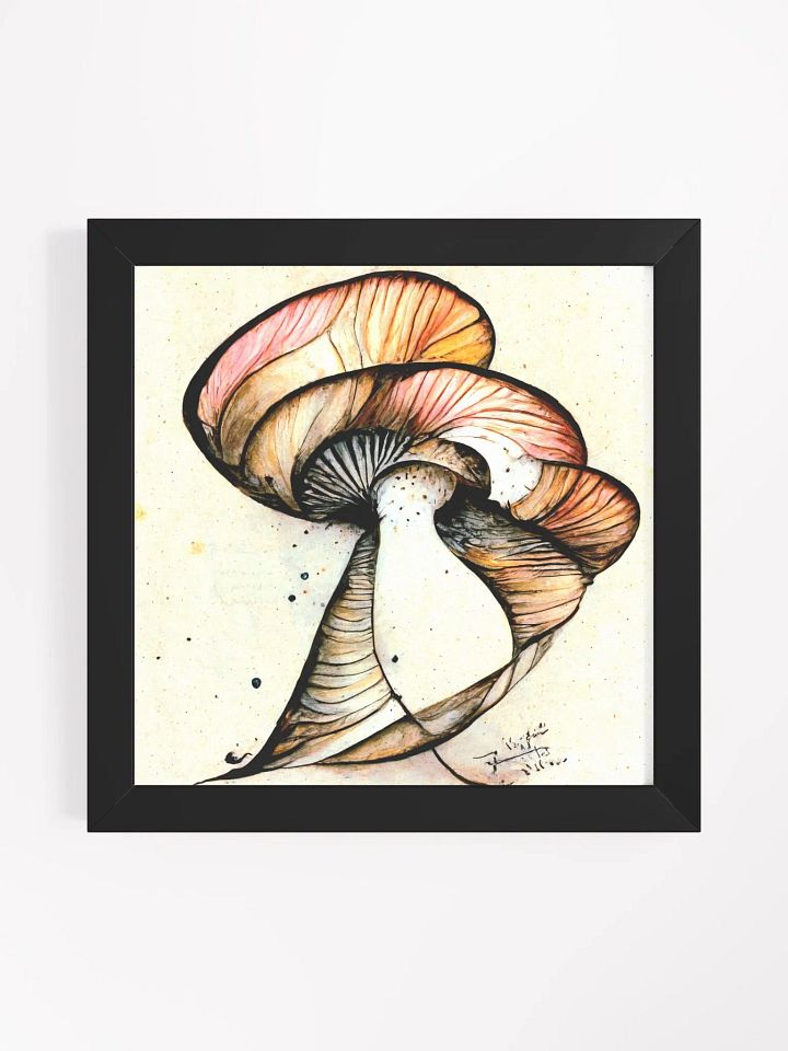 Vibrant Ayous Wood Framed Matte Poster product image (3)
