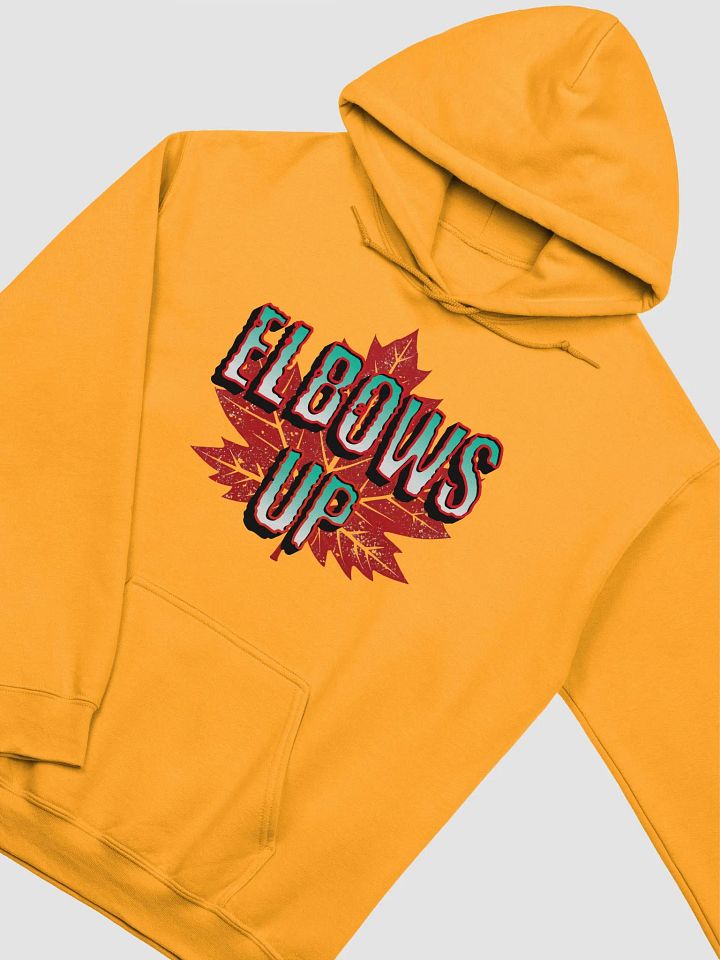 Elbows Up Maple Leaf Gradient Hoodie product image (6)