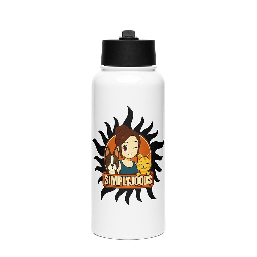 Simply Joods Logo with Symbol Water Bottle product image (1)