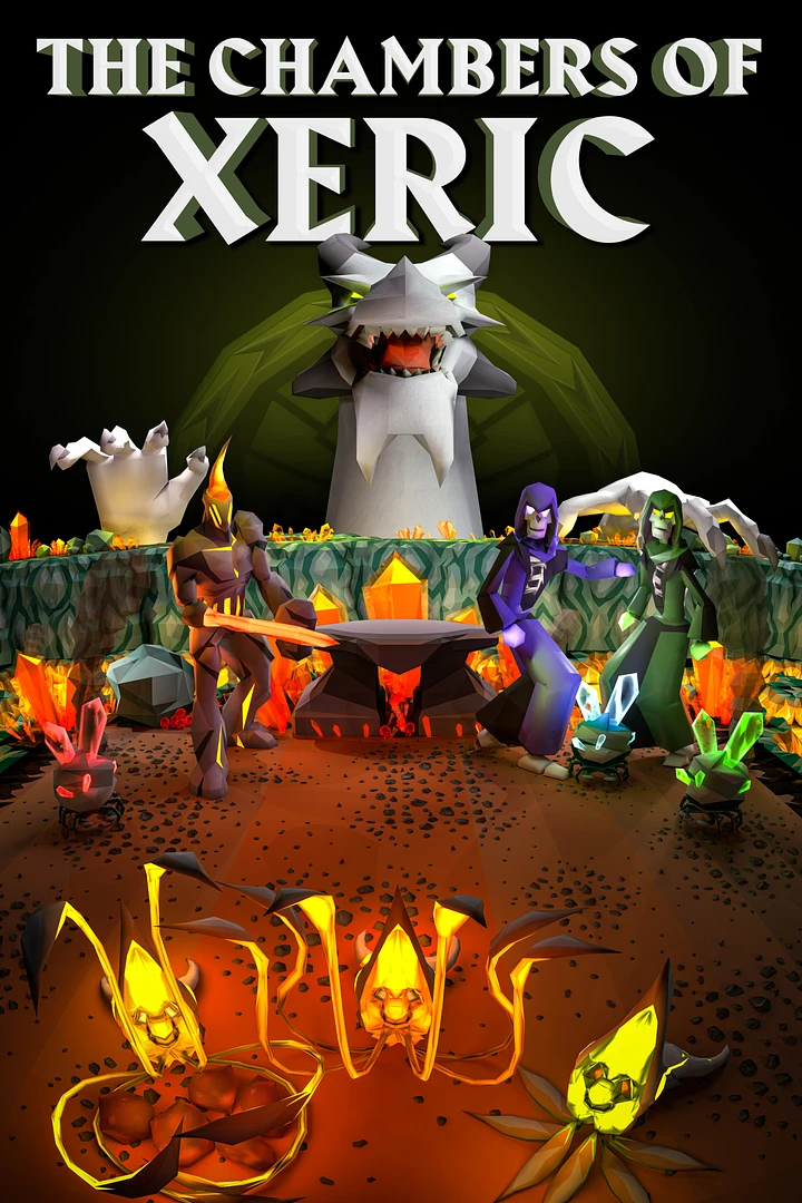 Chambers of Xeric | Enhanced Matte 3D OSRS Poster product image (1)