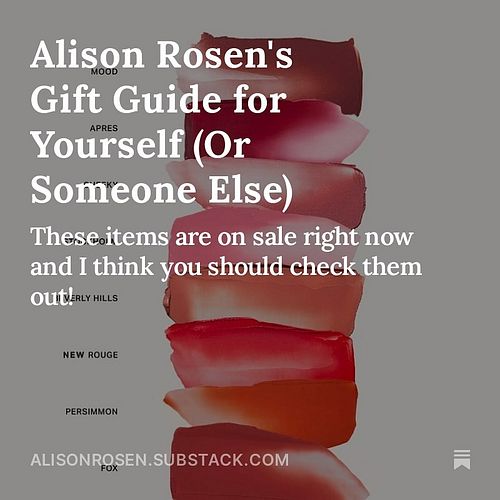 I think it should actually be “Gift Guide for YOU (Or Someone Else)” and that’s going to bug me but I guess I will live with ...