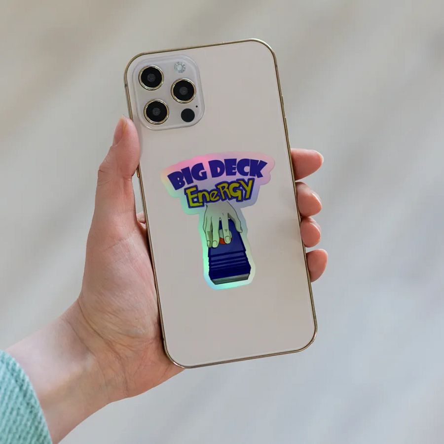 Big Deck Energy Blue Sticker product image (6)
