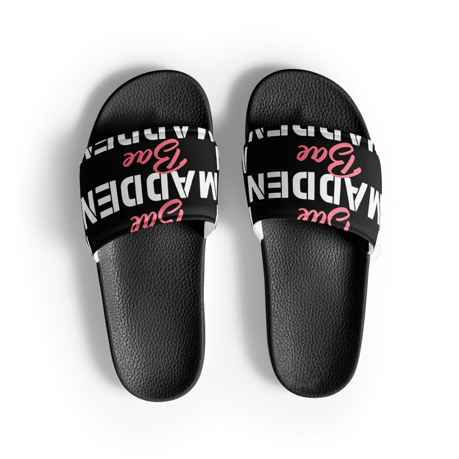 MaddenBae Mens Signature Slides Black product image (4)