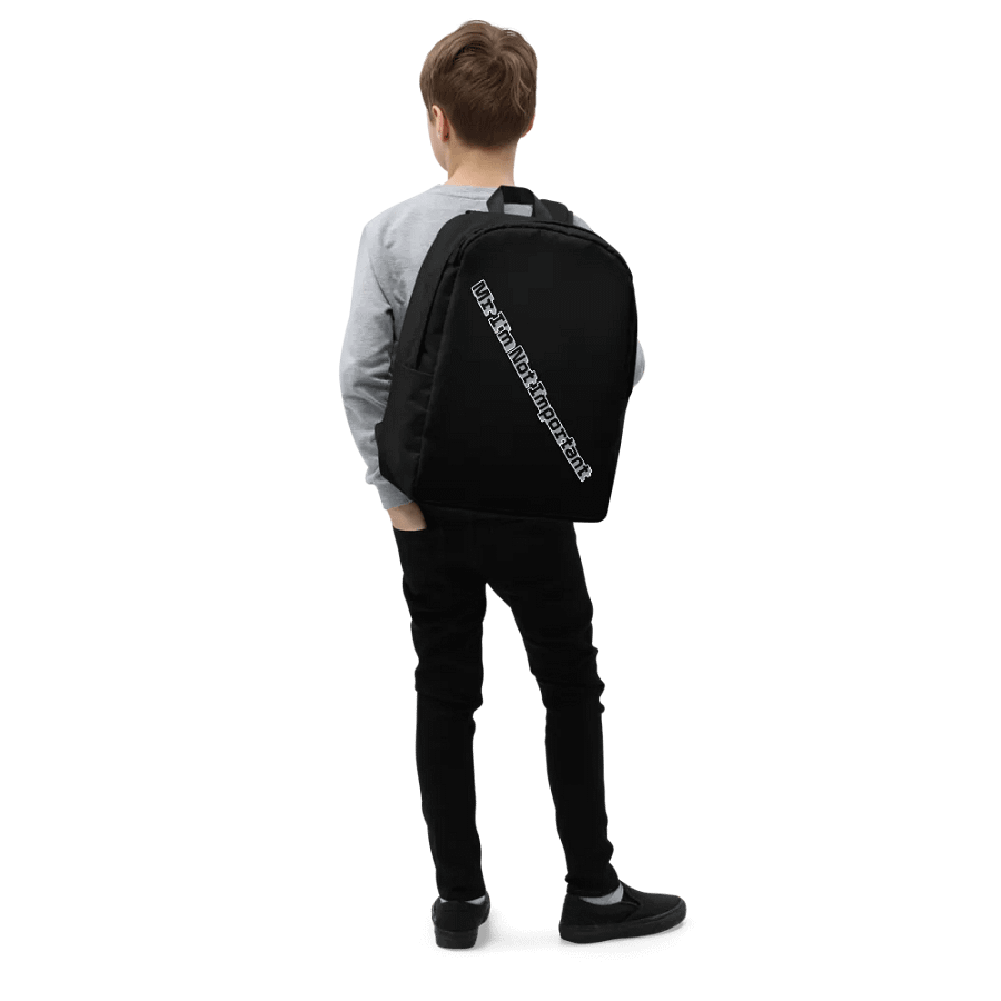 Minimalist Backpack - Black - Mr I'm Not Important product image (6)