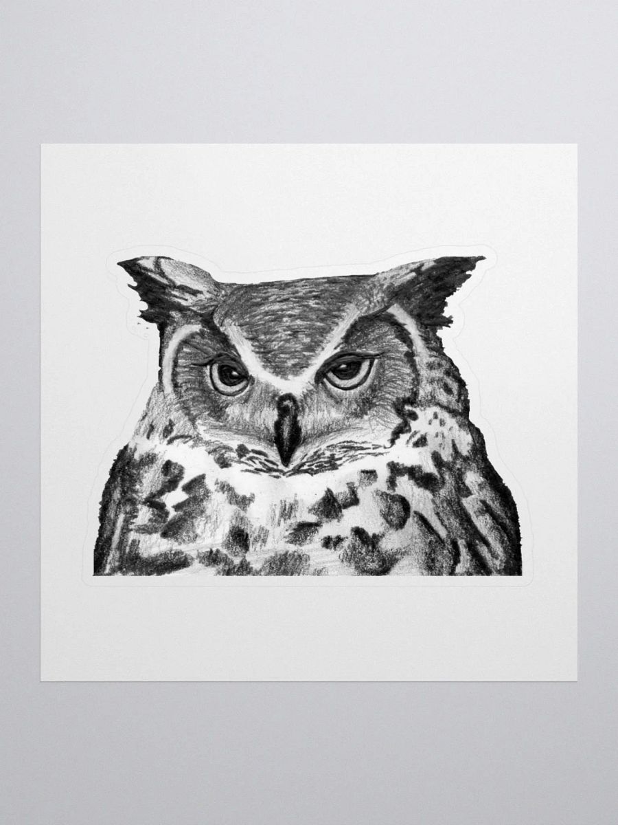 Owl Drawing Sticker product image (2)