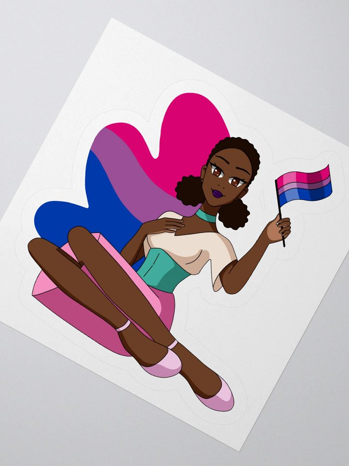 Luna Pride Sticker 3" x 3" product image (2)