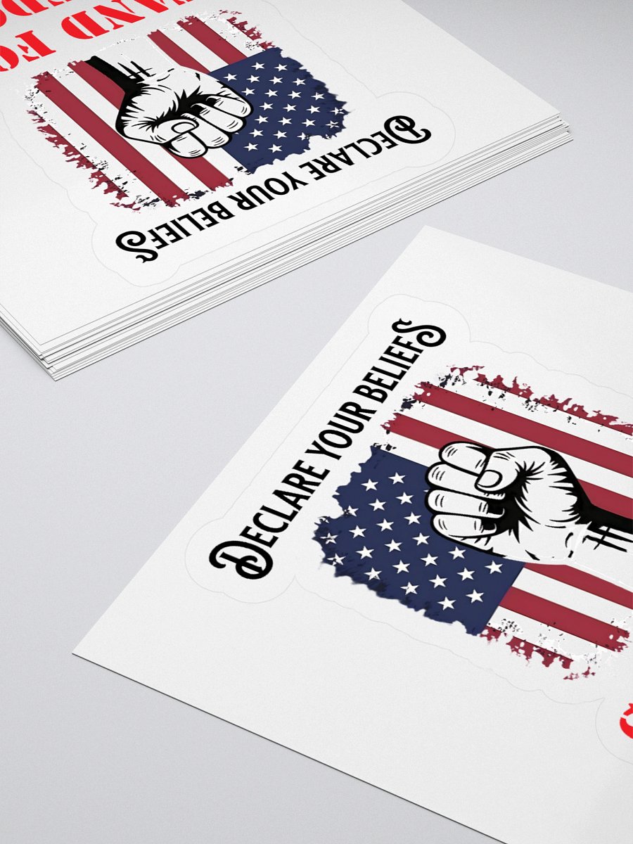 Stand For Freedom Fist Kiss Cut Stickers product image (10)