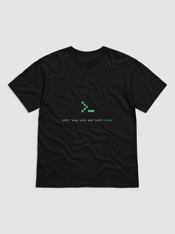 Keep Calm and Learn Linux T-Shirt product image (1)