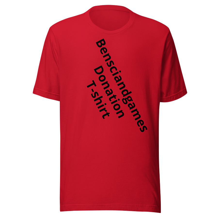 Bensciandgames Donation T-shirt product image (1)