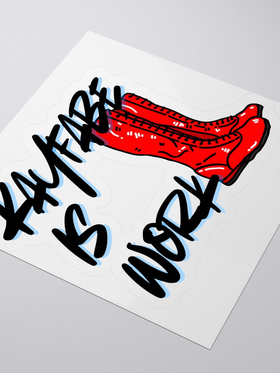 Kayfabe is Work Stickers product image (3)