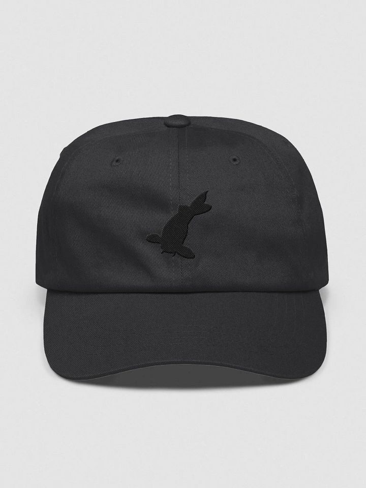 Black on Black Koi Dad Hat product image (1)