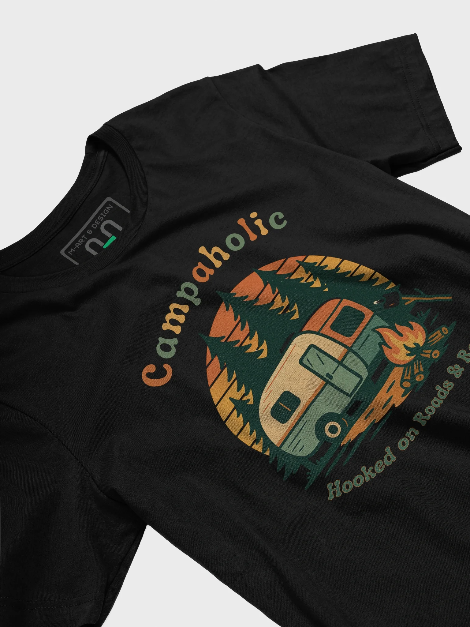 Campaholic- Hooked on Roads & Roast - T-Shirt product image (3)