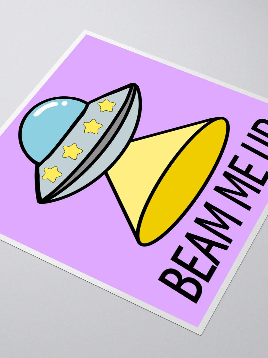 BEAM ME UP! STICKER product image (3)
