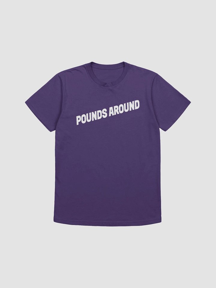 POUNDS AROUND PURPLE AND WHITE SHIRT product image (1)