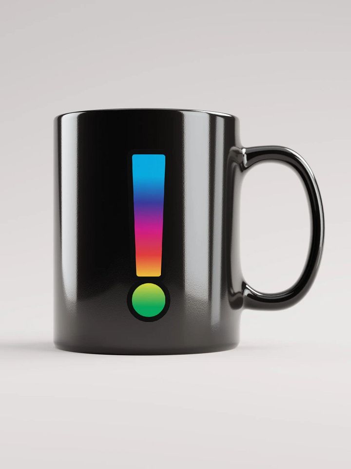 Excited Coffee Mug in Black product image (1)