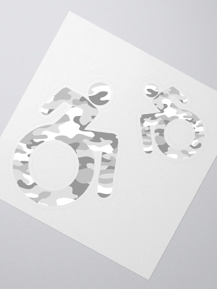 Wheelie, Cold Weather Camo Sticker Sheet product image (2)
