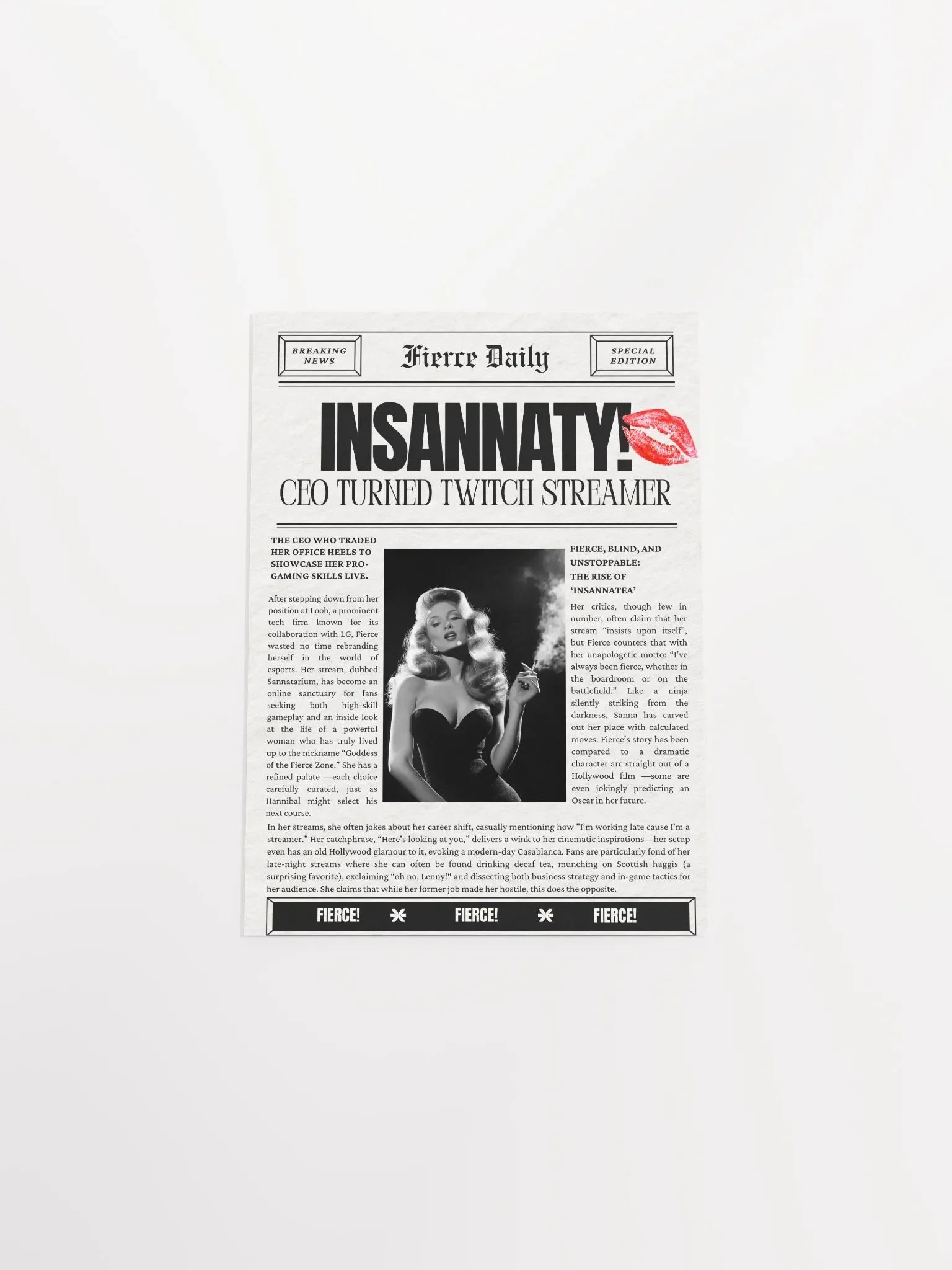 Fierce Daily Poster product image (4)