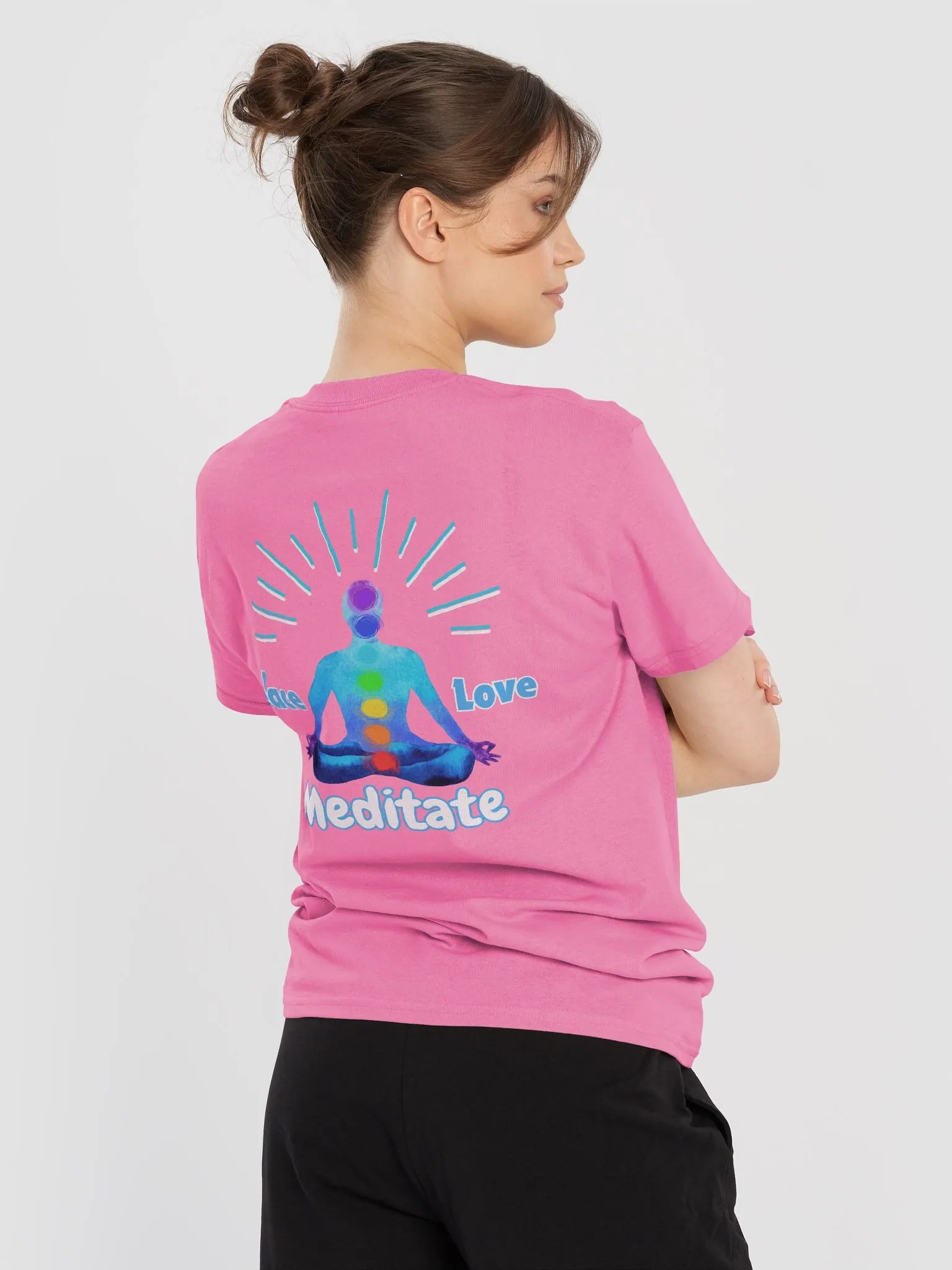 Meditation Front/Back Heavyweight T-Shirt product image (58)