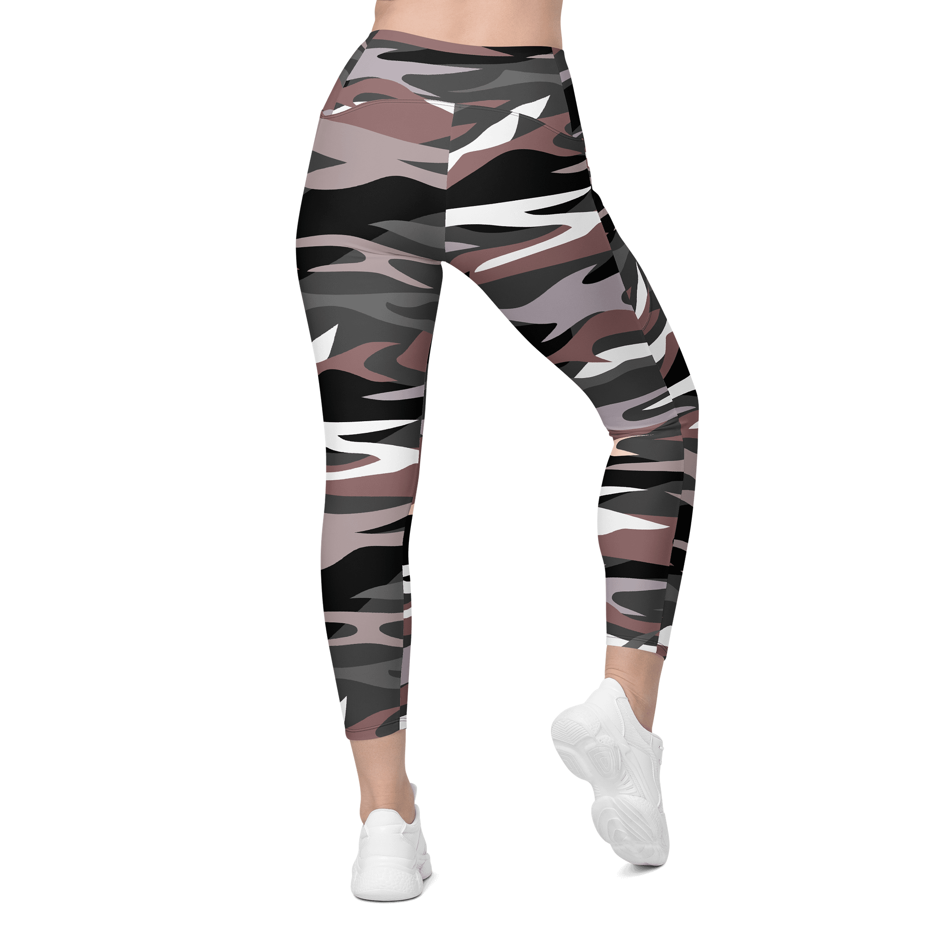 She’s The Veteran Camo Leggings with Pockets product image (2)