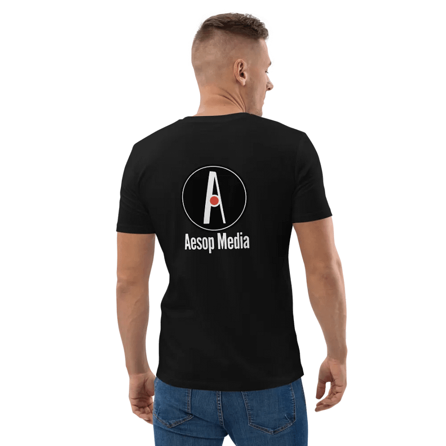Aesop Media T-Shirt (black organic cotton) product image (5)