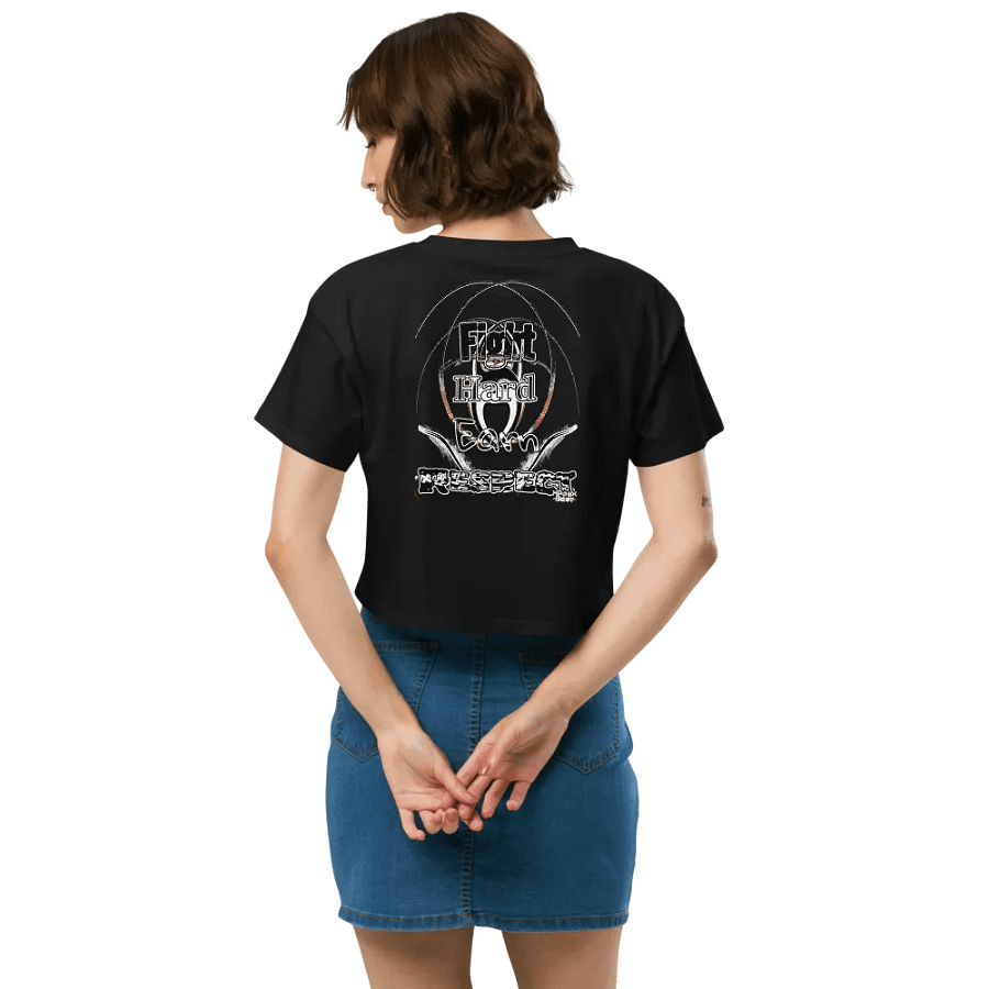 Fight Hard Earn Respect - Women's Premium Crop Top product image (3)