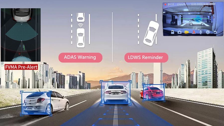SRS ABSOLUTE 2K 4G Smart Dash Cam | Android| ADAS | 24x7 Remote Audio/Video/GPS Monitor| BT WIFI HotSpot|Motion/G-Sensor| Maps-Apps-PlayStore | MicroSD support| Steering Control |Reverse Parking -Gen2 product image (5)