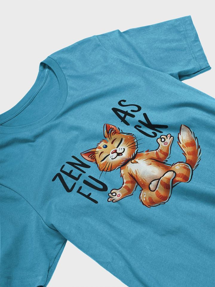 Zen As Fuck Meditating Cat T-Shirt product image (2)