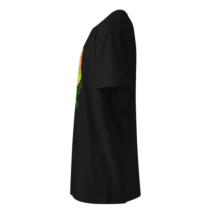 Moon Tree Black 100% Cotton T-Shirt product image (3)