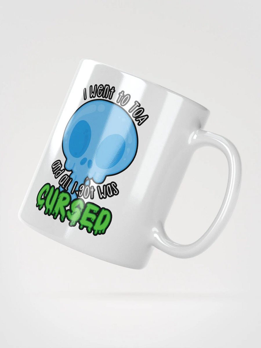 All I Got Was Cursed - Mage - White Glossy Mug product image (2)