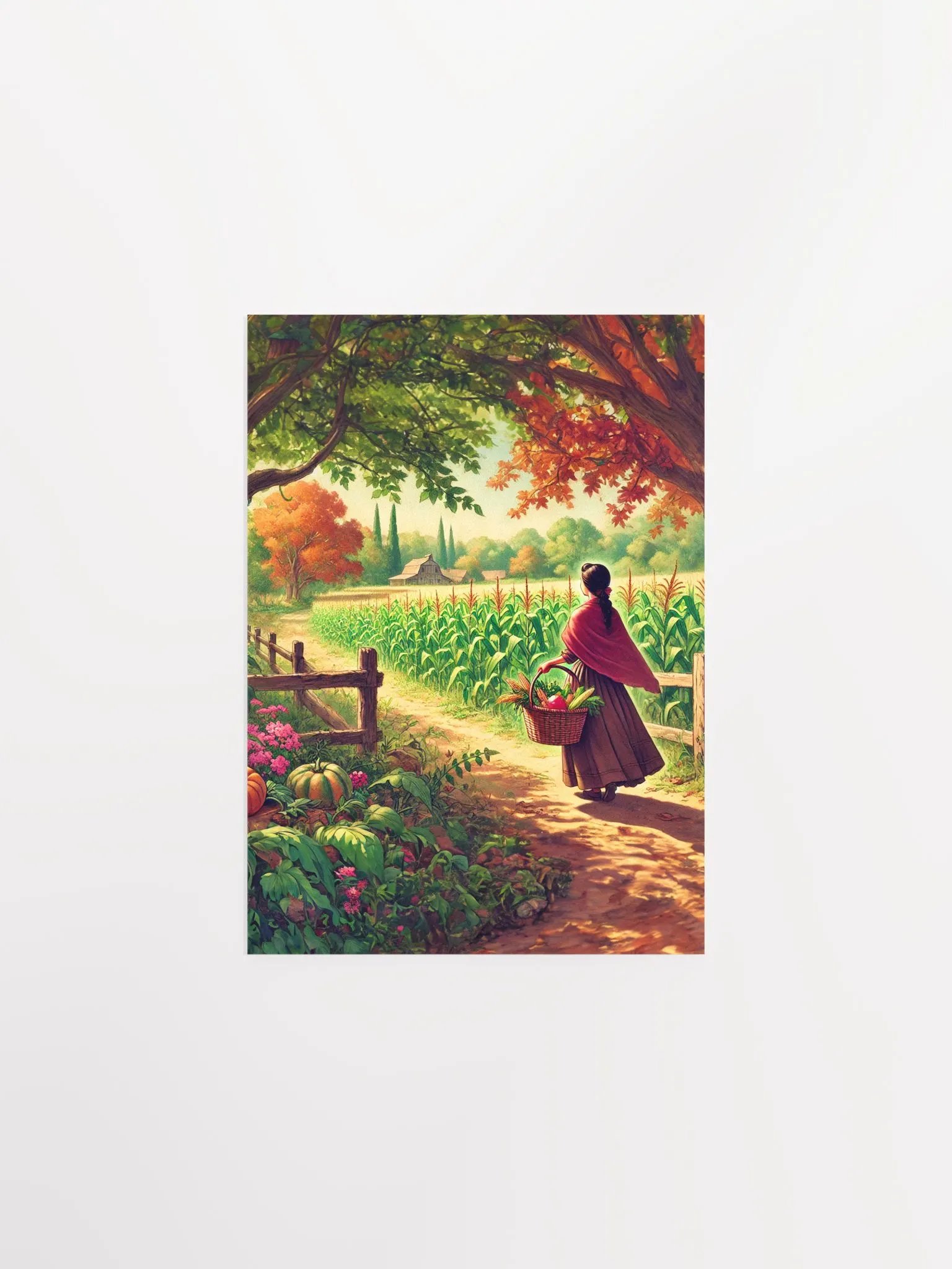 Peaceful Autumn Ranch Premium Prints and Posters product image (6)
