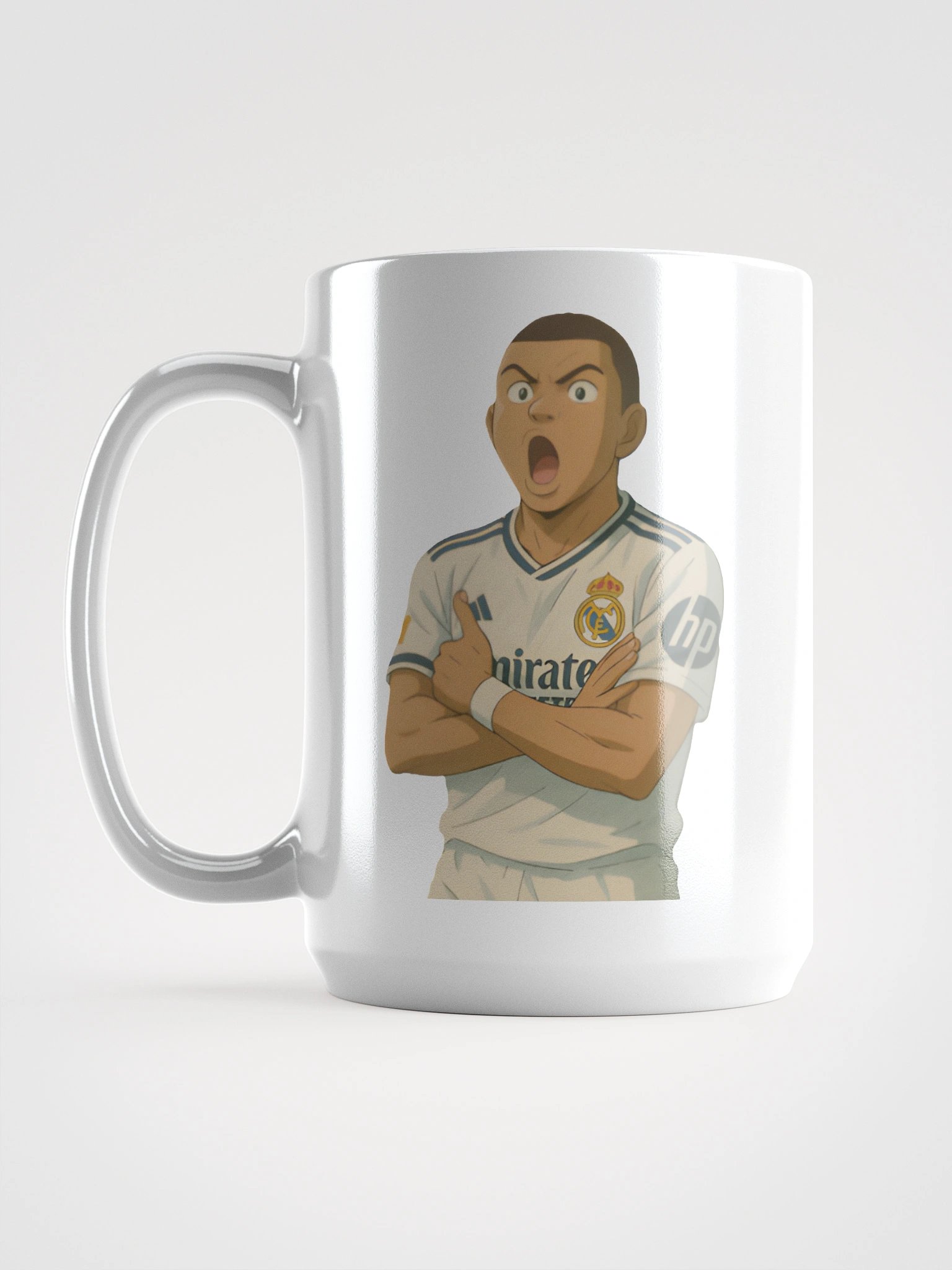 Glossy Mug - Kylian Mbappe Goal Celebration - Real Madrid product image (6)