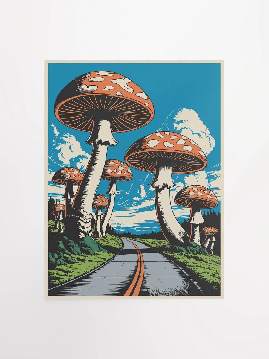 Magic Mushroom Road Poster product image (4)