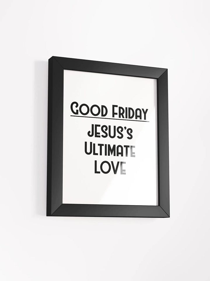 GOOD FRIDAY, JESUS’S ULTIMATES LOVE product image (5)