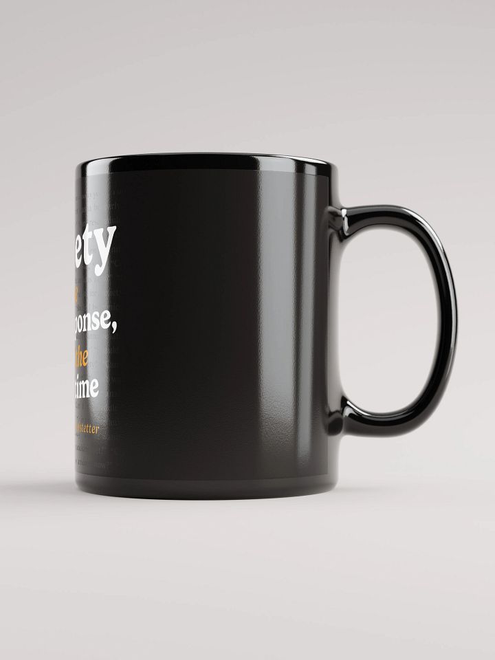 Anxiety Mug, Black product image (1)