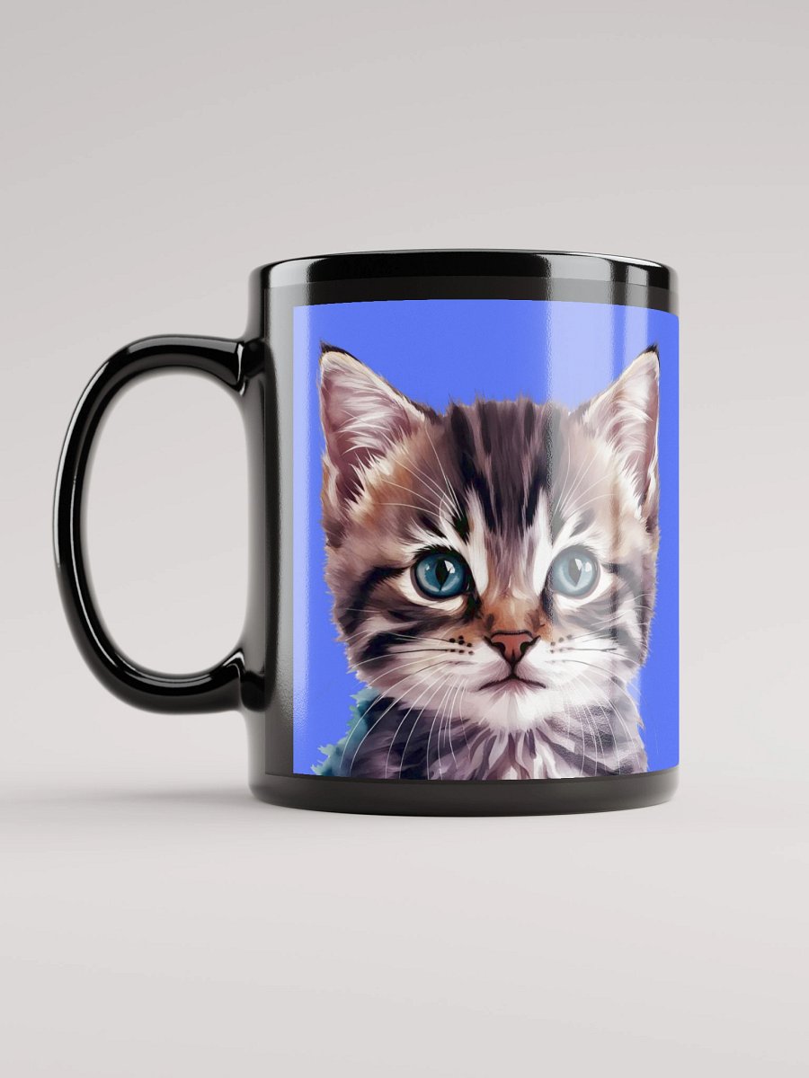 Cat Mug Neon Blue product image (12)