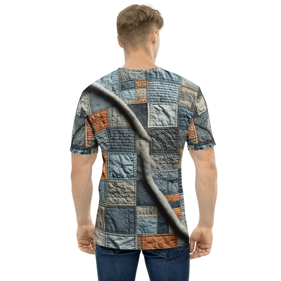 Patchwork Grid All-Over T-Shirt product image (2)